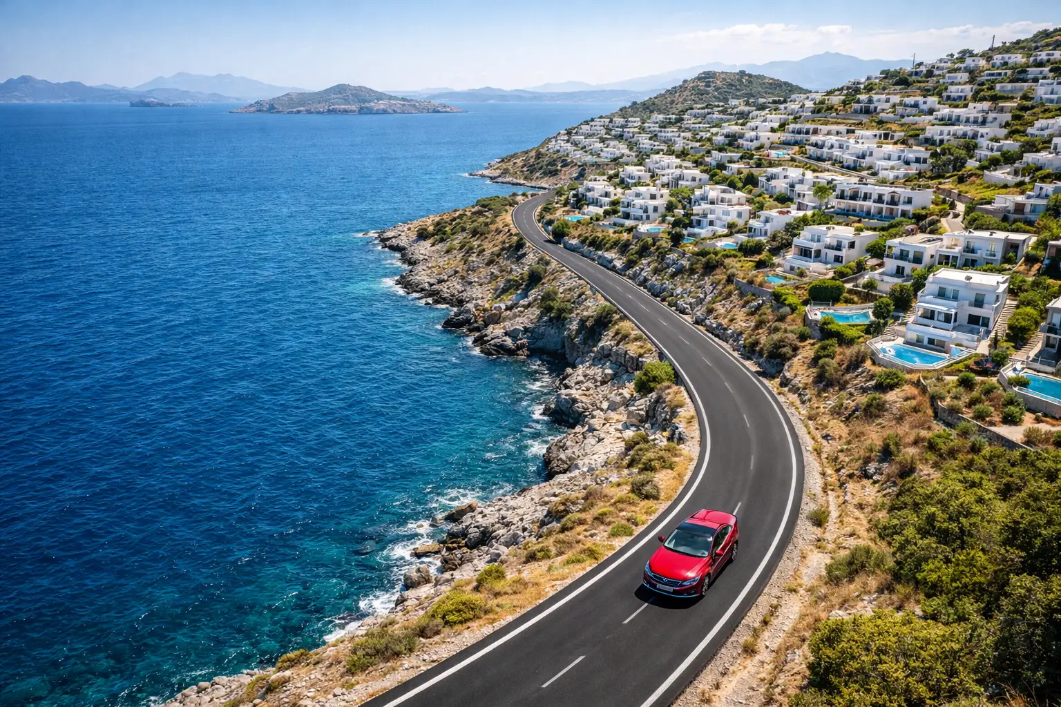 Bodrum çevresi yükseltili rota
